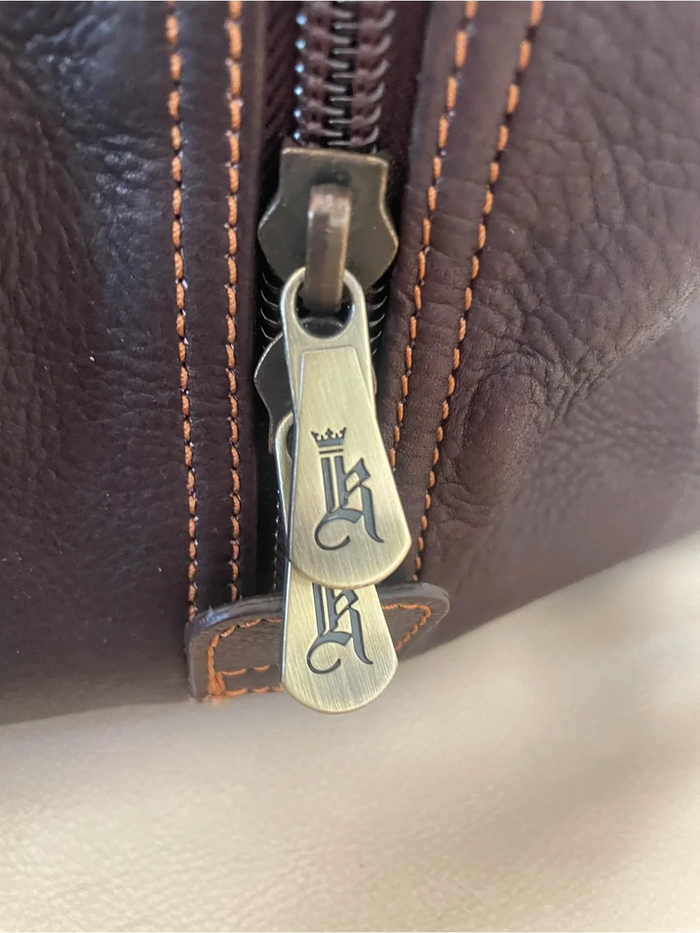 ⛳️ Links Kings - Castle Pines Invitational Classic Dark Brown Leather Duffel Bag